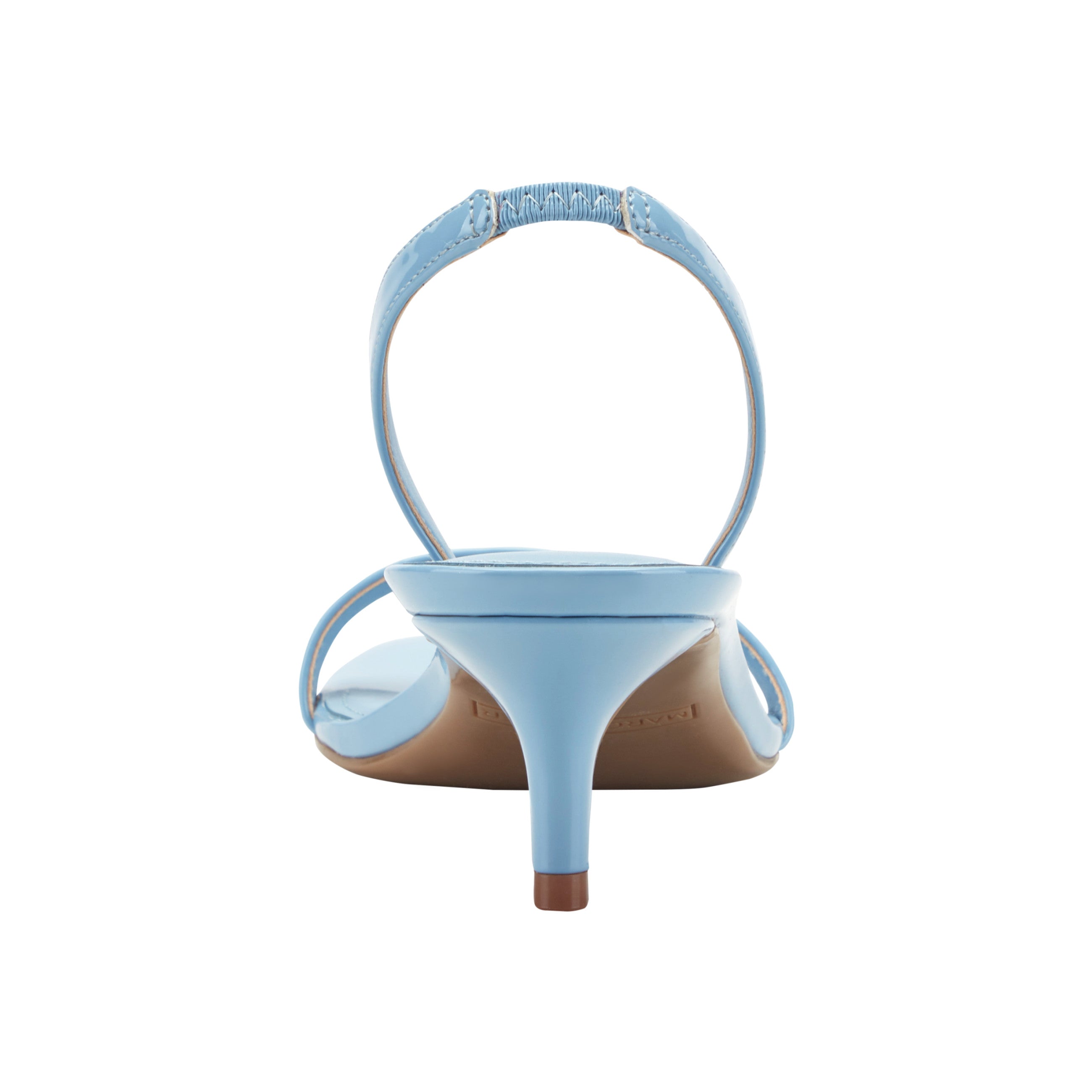 Salla Slingback Kitten Heel Sandal - Light Blue Patent / Marc Fisher Online