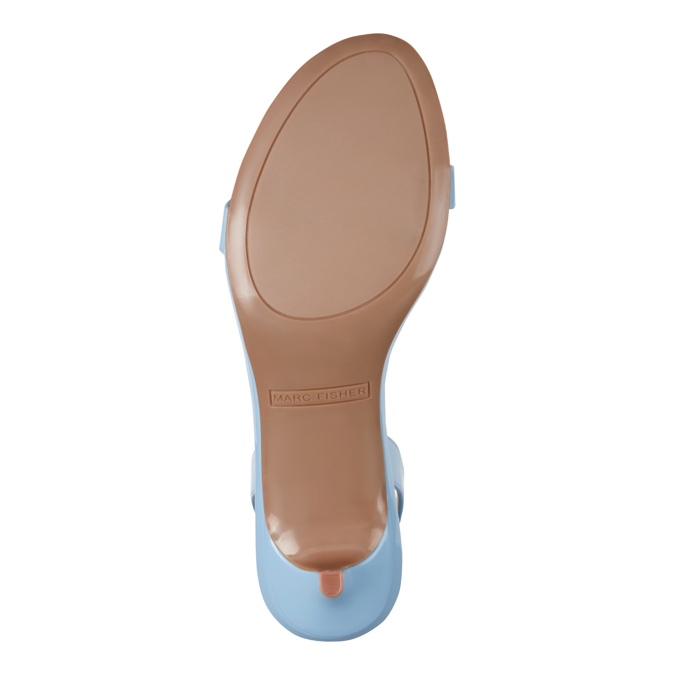 Salla Slingback Kitten Heel Sandal - Light Blue Patent / Marc Fisher Online