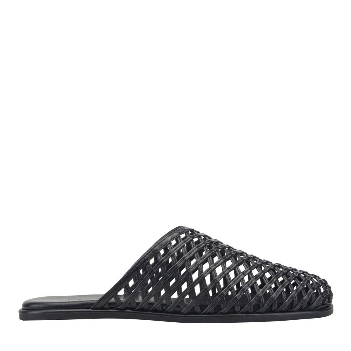 Lynzi Woven Leather Mule - Black Leather / Marc Fisher For Sale
