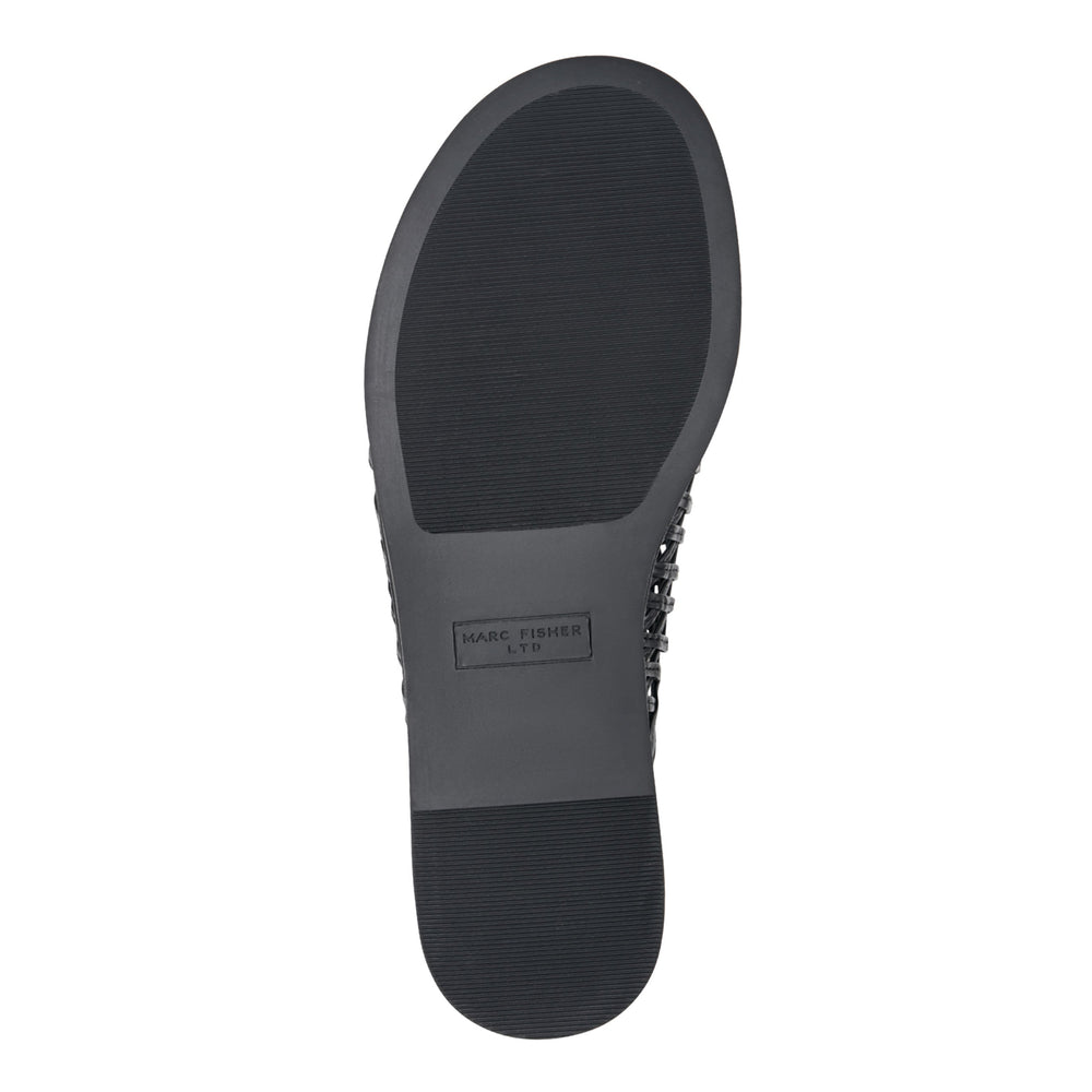 Lynzi Woven Leather Mule - Black Leather / Marc Fisher For Sale