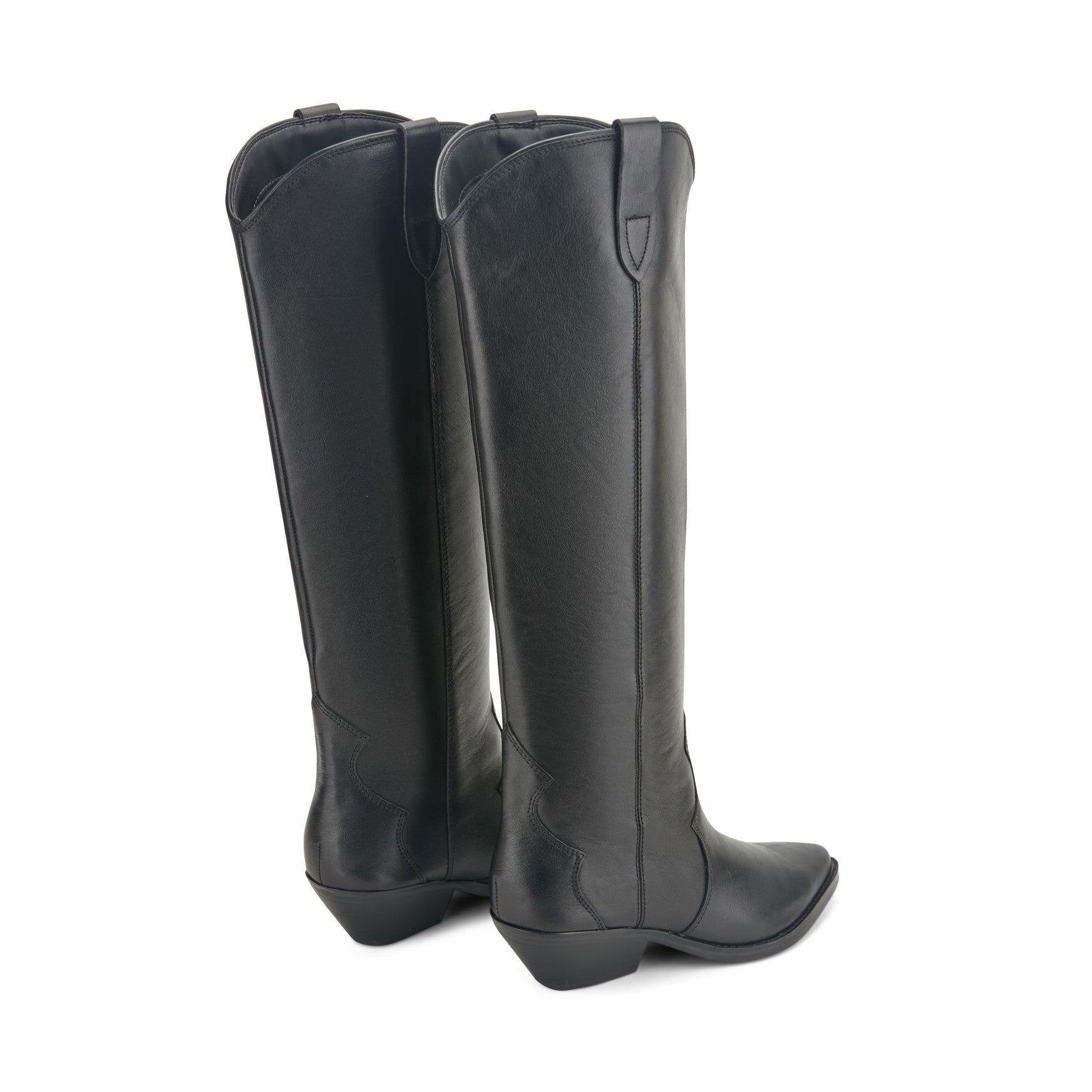 Ander Leather Western Boot - Black Leather / Marc Fisher Outlet