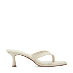 Antonia Leather Thong Sandal - White Leather / Marc Fisher On Sale