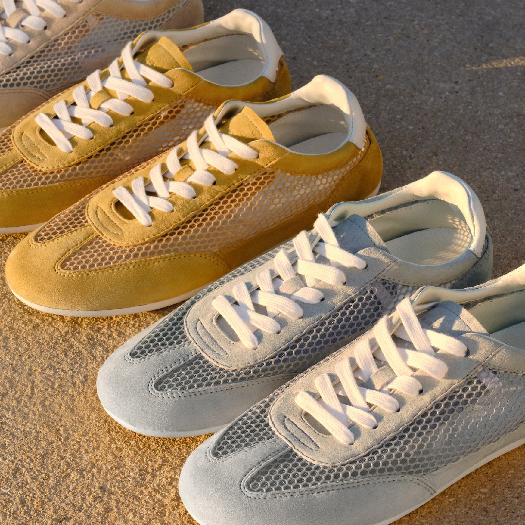 Lexxy Suede Mesh Sneaker - Natural Suede/Mesh / Marc Fisher Discount