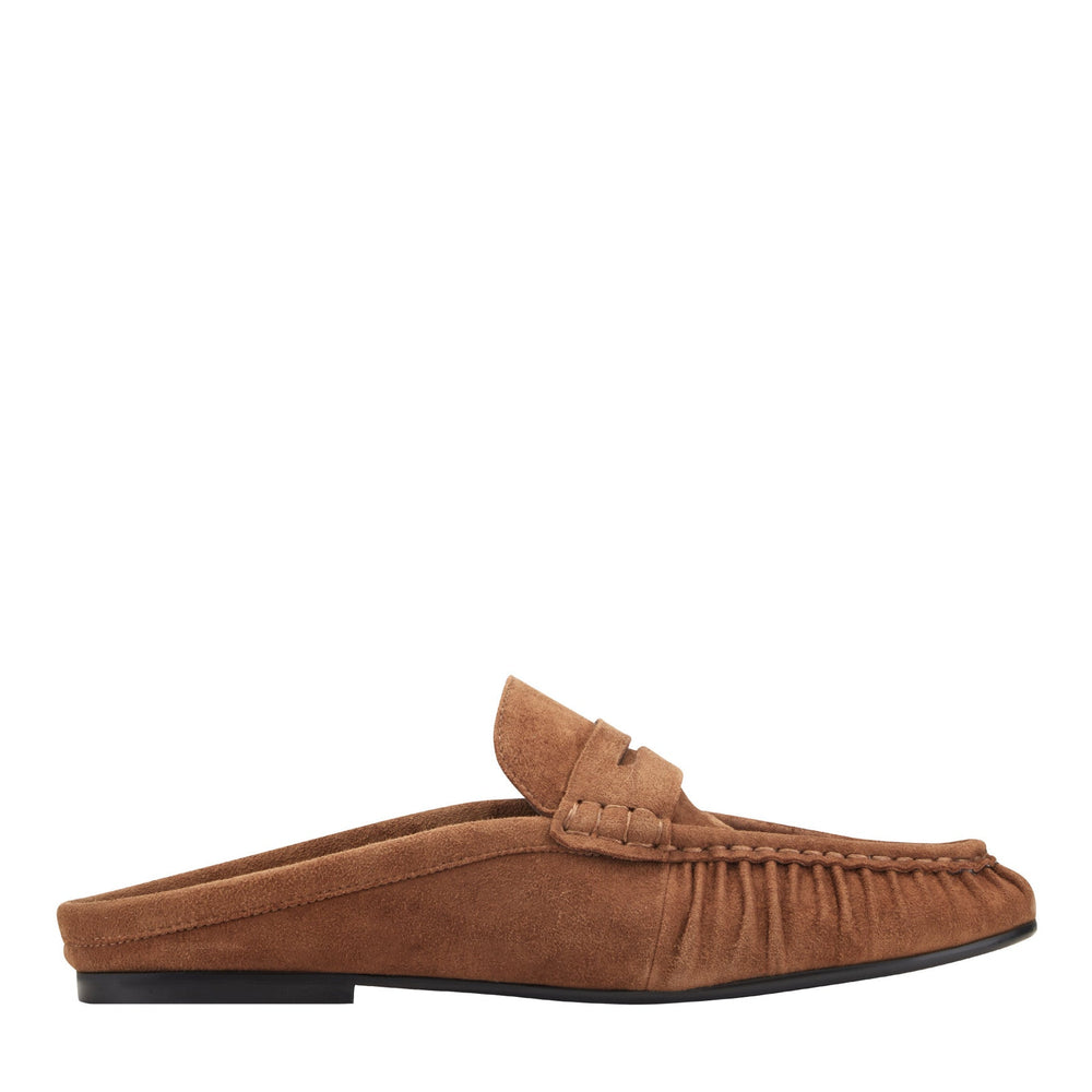 Jaynie Leather Mule Loafer - Natural Suede / Marc Fisher Online