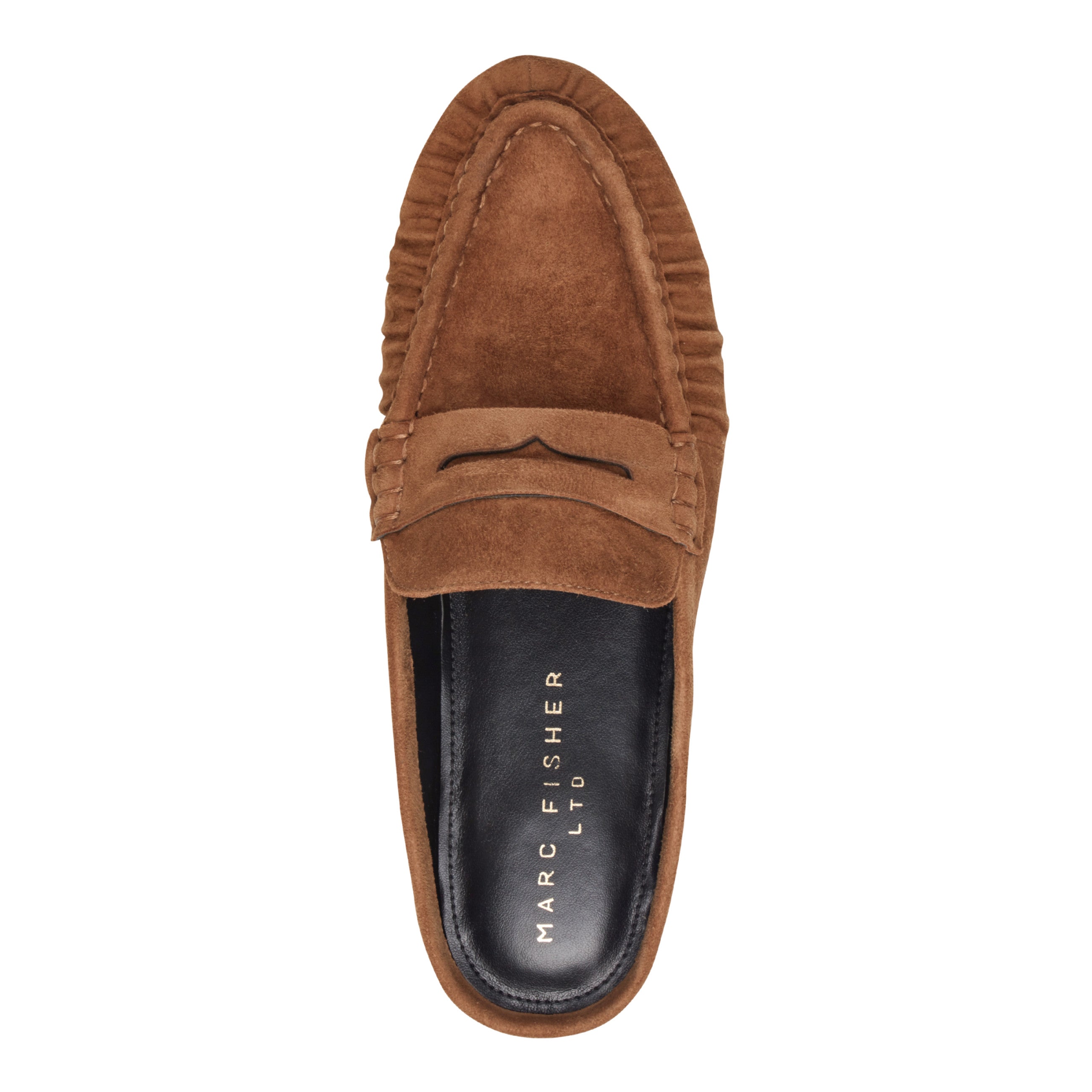 Jaynie Leather Mule Loafer - Natural Suede / Marc Fisher Online