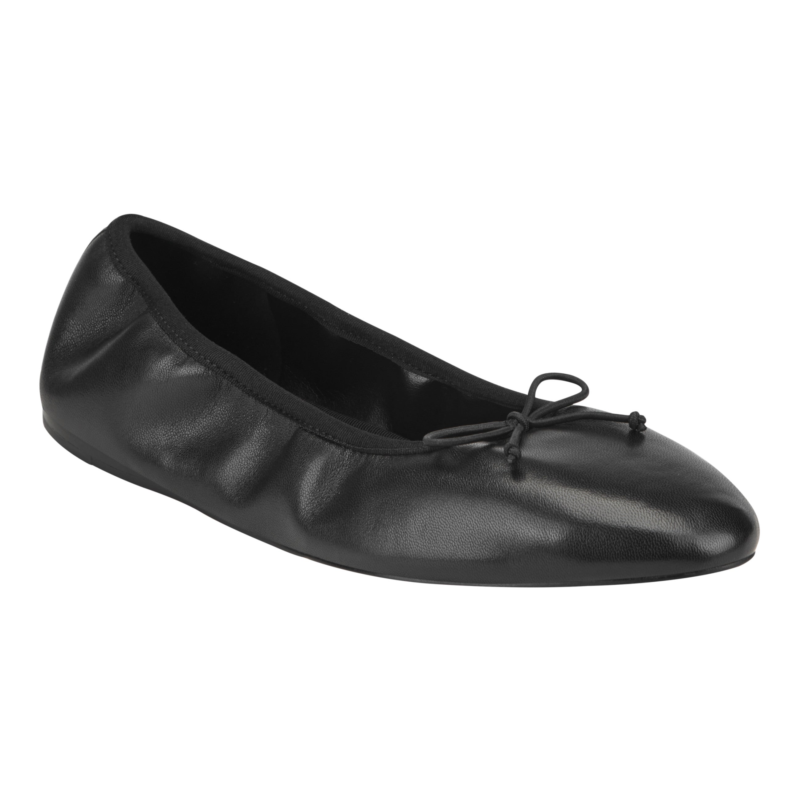 Amellie Leather Ballet Flat - Black Leather / Marc Fisher For Sale