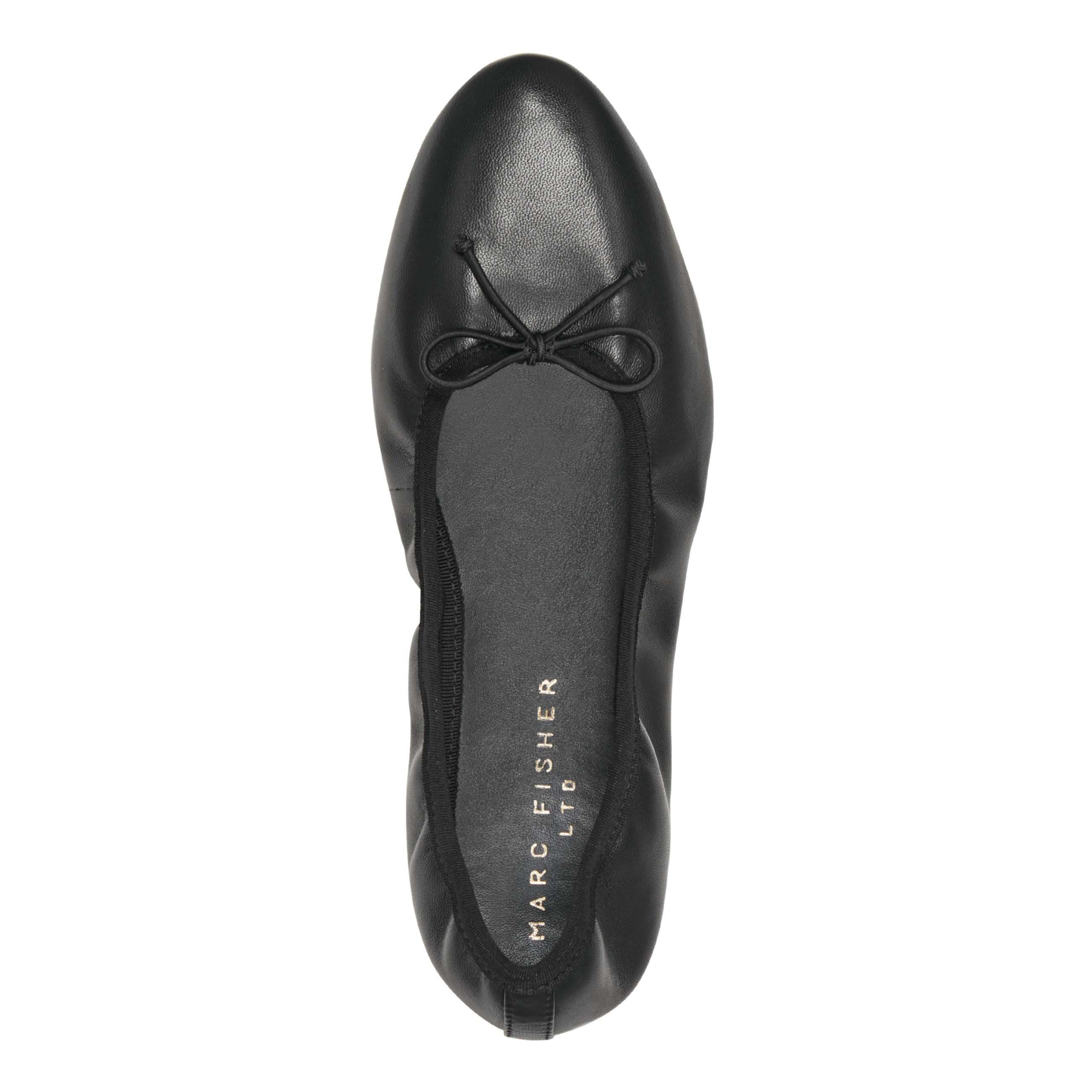 Amellie Leather Ballet Flat - Black Leather / Marc Fisher For Sale