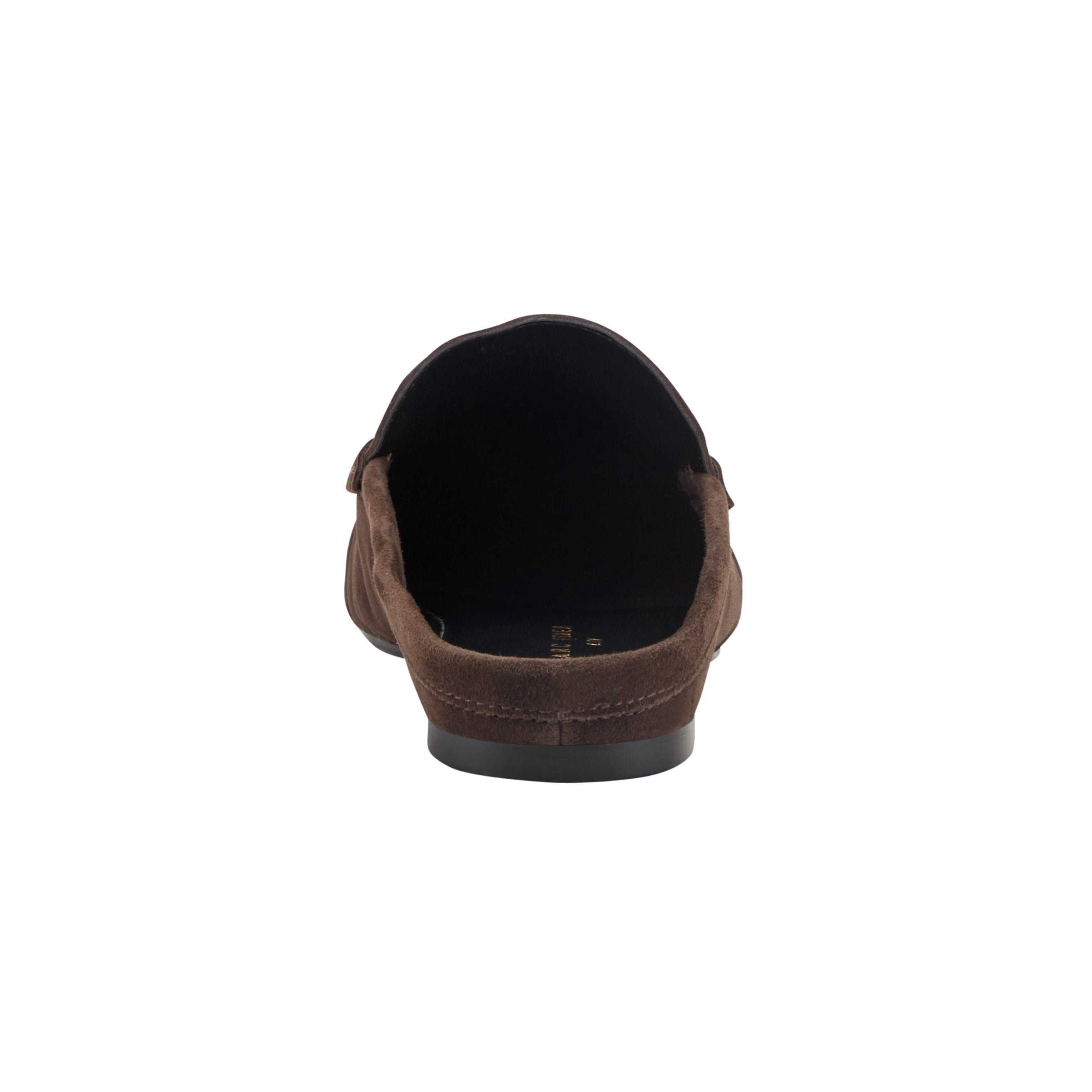 Jaynie Leather Mule Loafer - Dark Brown Suede / Marc Fisher Sale