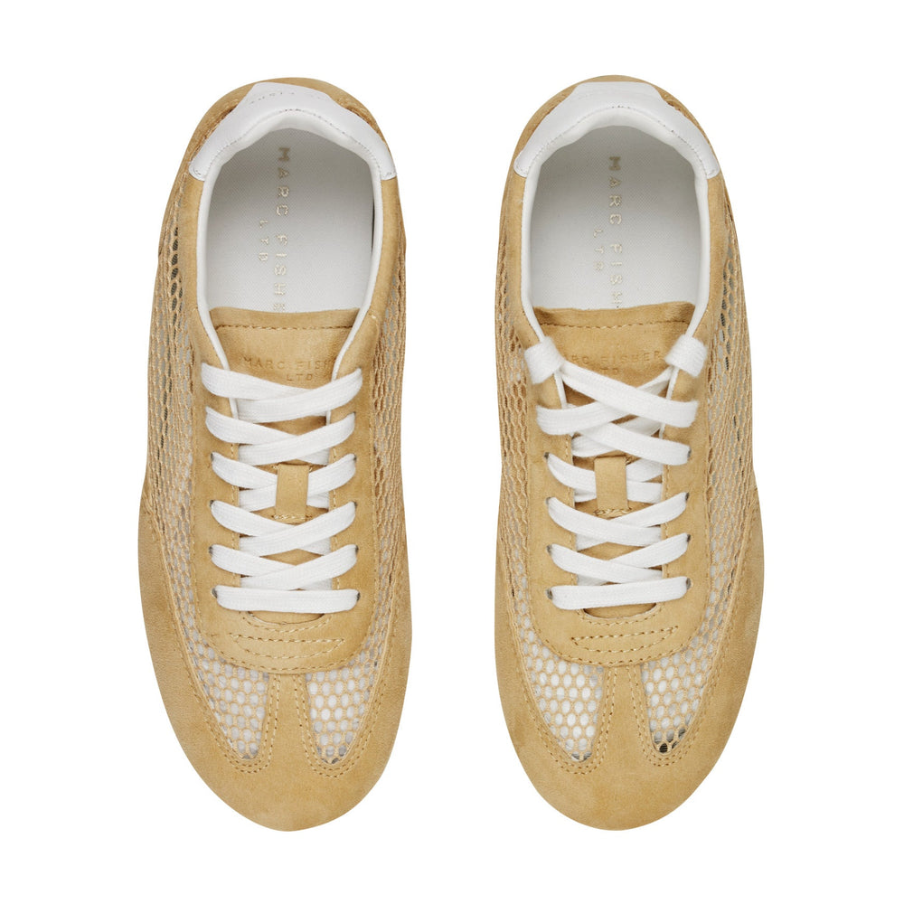 Lexxy Suede Mesh Sneaker - Yellow Suede/Mesh / Marc Fisher Online