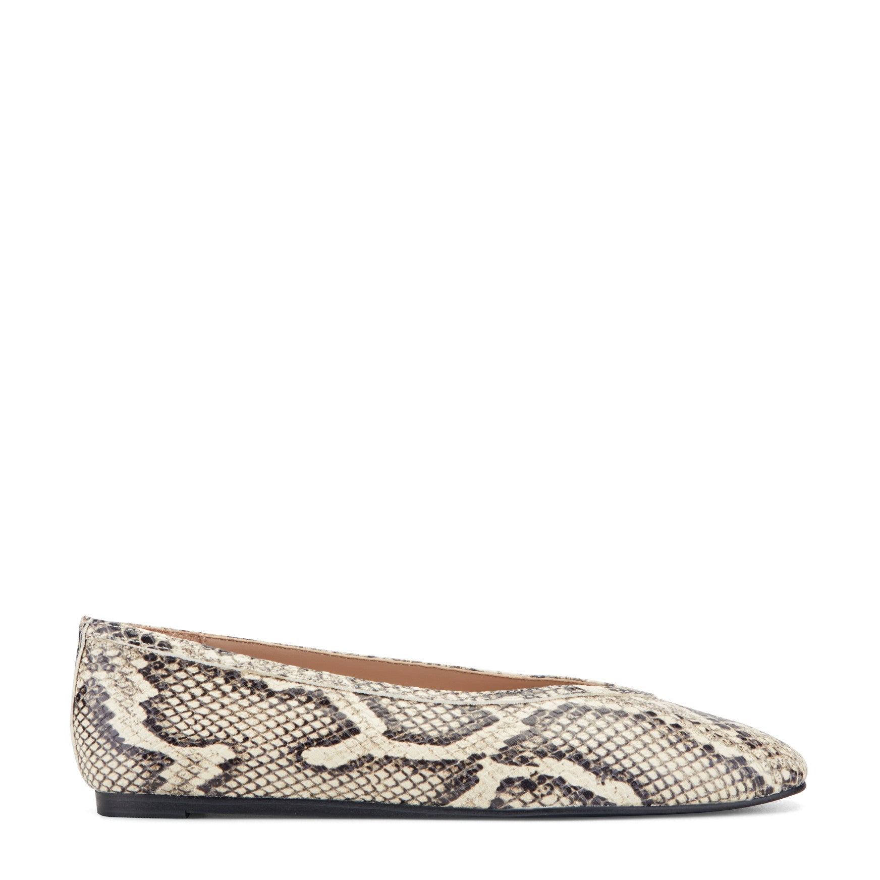 Gradi Leather Ballet Flat - Snake Printed Leather / Marc Fisher For Sale