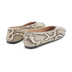 Gradi Leather Ballet Flat - Snake Printed Leather / Marc Fisher For Sale
