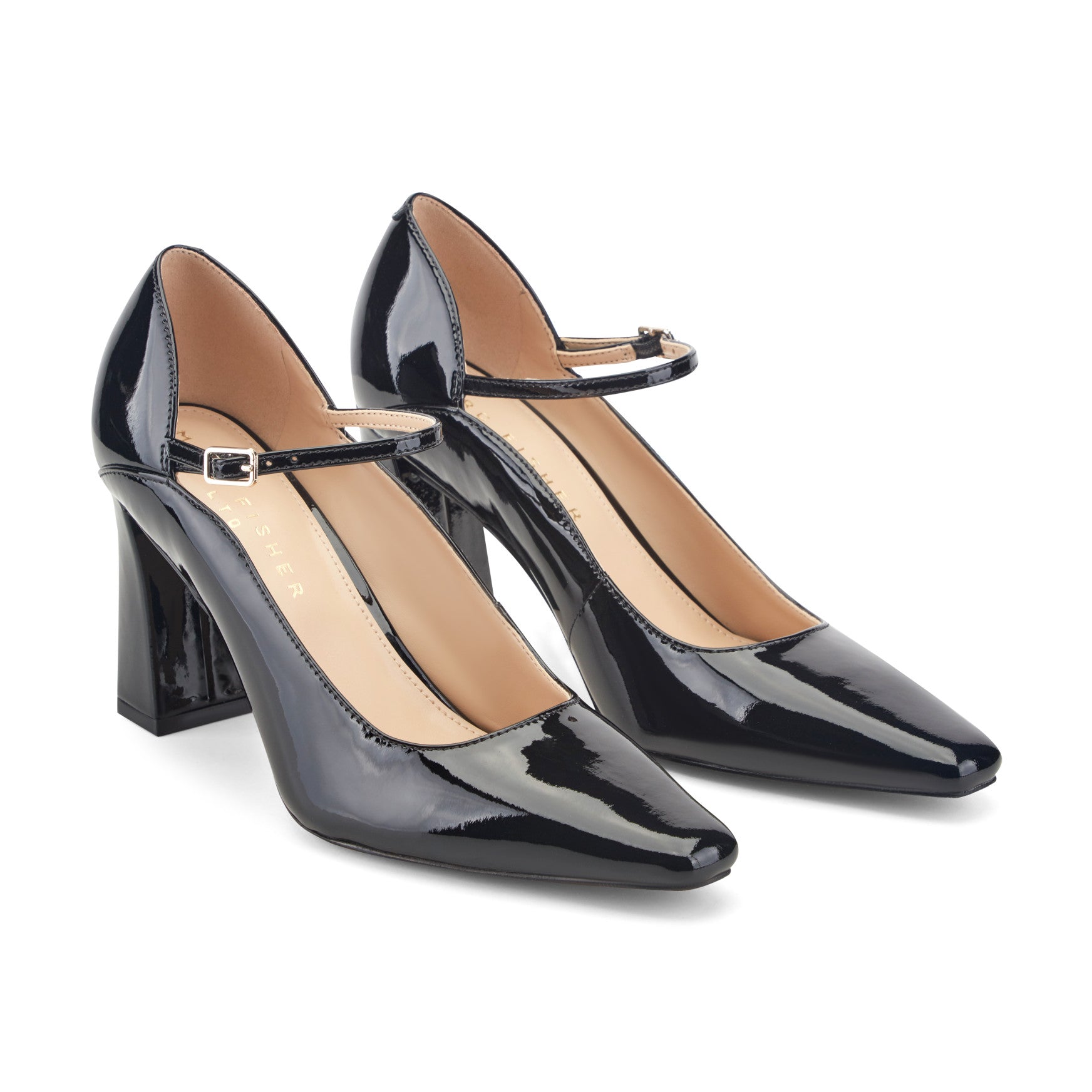 Genevie Mary Jane Pump - Black Patent Leather / Marc Fisher Outlet