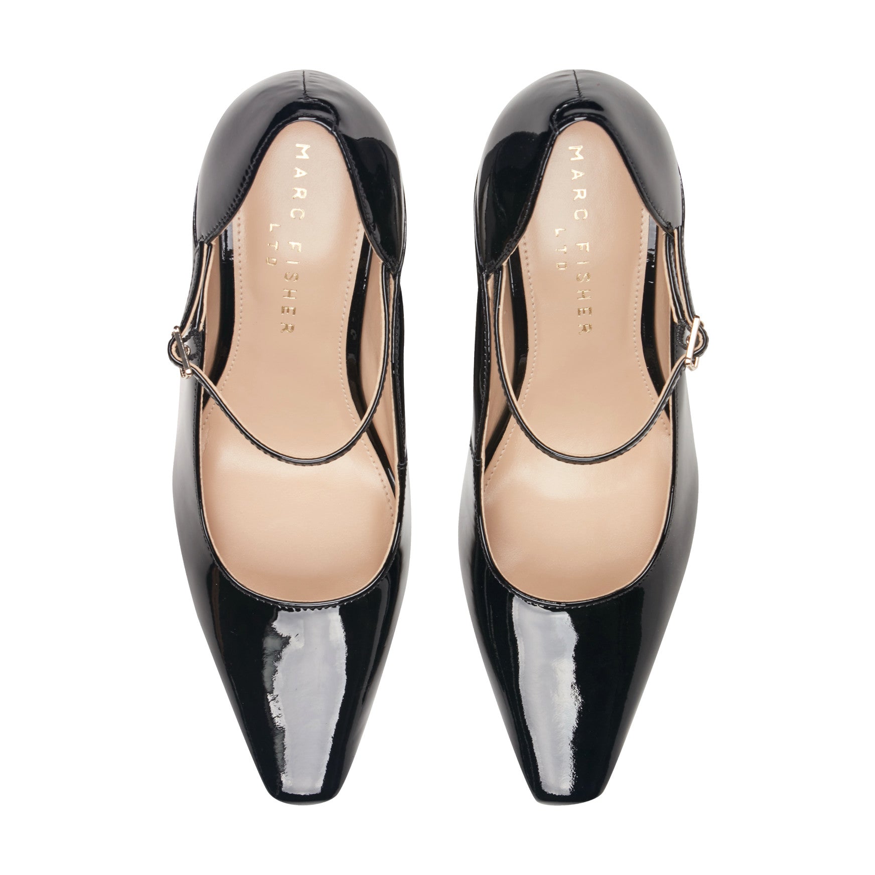 Genevie Mary Jane Pump - Black Patent Leather / Marc Fisher Outlet