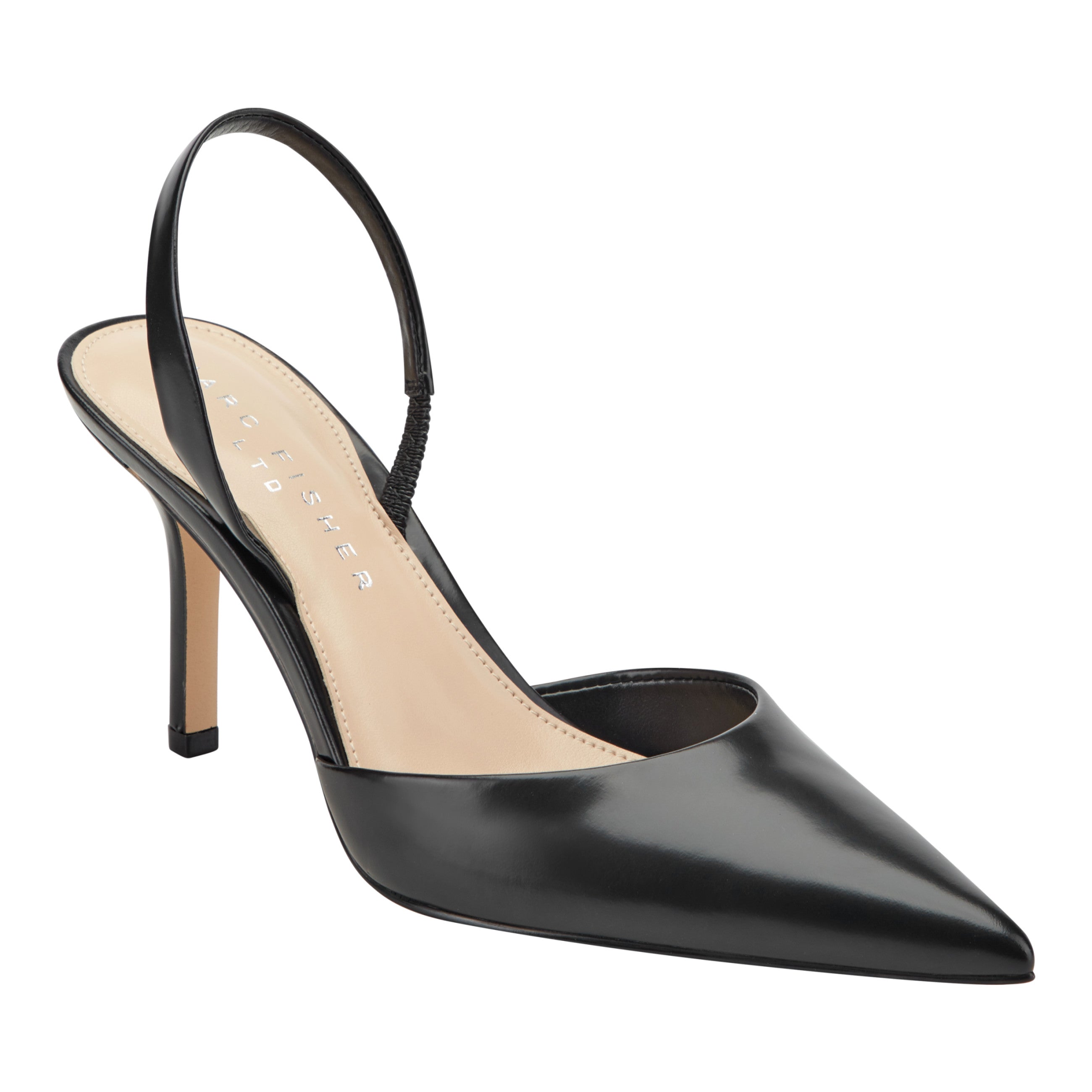 Noland Leather Slingback Pump - Black Leather / Marc Fisher Online