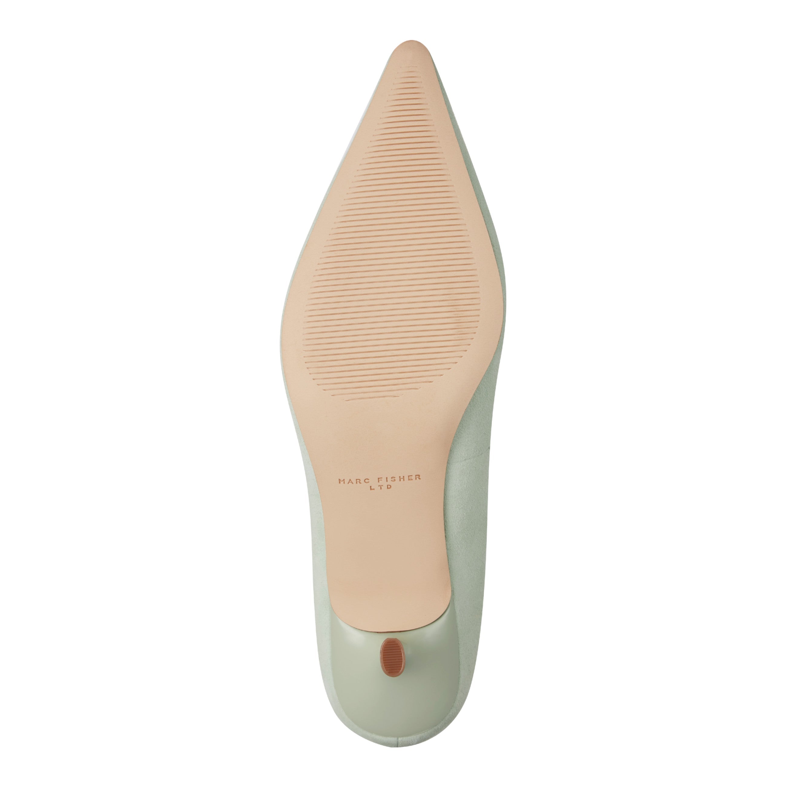 Calynna Leather Kitten Heel Pump - Mint Suede / Marc Fisher Sale