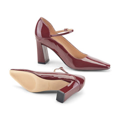 Genevie Mary Jane Pump - Red Patent Leather / Marc Fisher Outlet