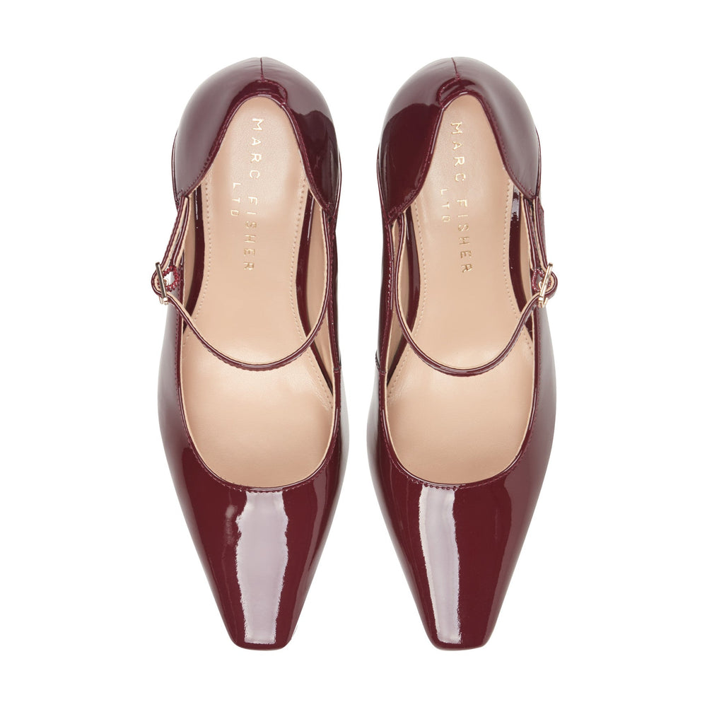 Genevie Mary Jane Pump - Red Patent Leather / Marc Fisher Outlet