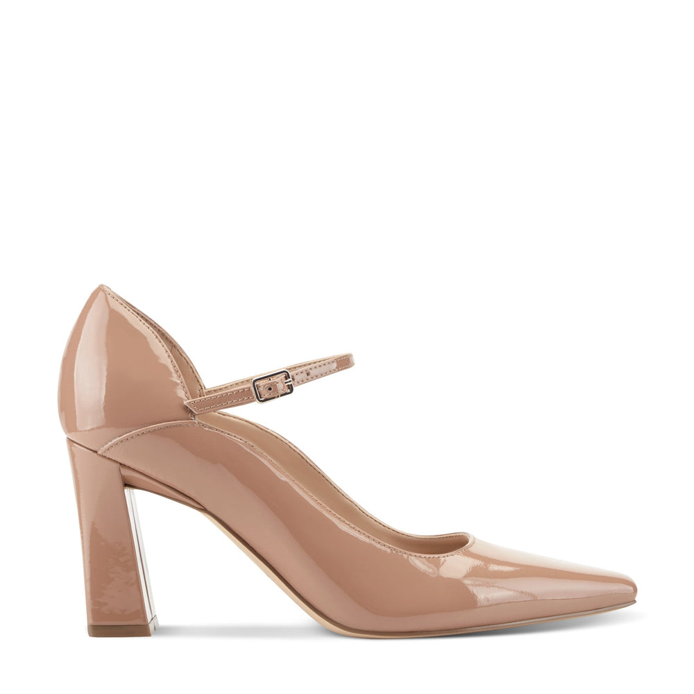Genevie Mary Jane Pump - Nude Patent Leather / Marc Fisher US