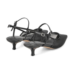 Ceddy Kitten Heel Slingback Pump - Black Mesh / Marc Fisher For Sale