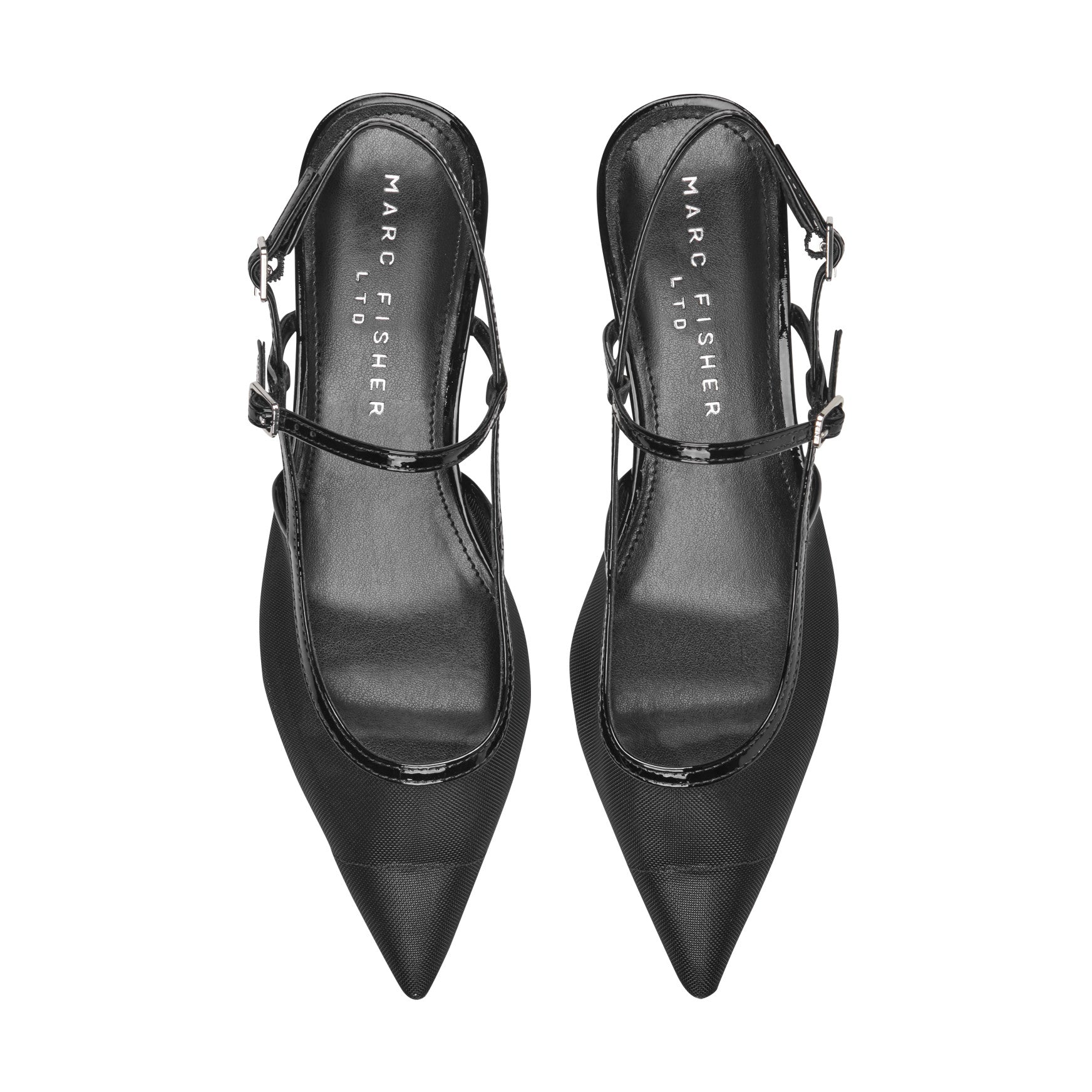 Ceddy Kitten Heel Slingback Pump - Black Mesh / Marc Fisher For Sale