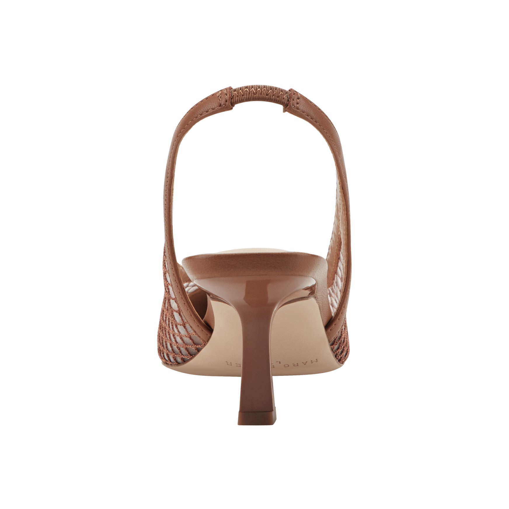 Gipsi Mesh Slingback Kitten Heel Pump - Light Brown Mesh / Marc Fisher US