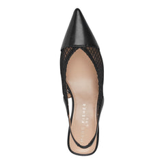 Gipsi Mesh Slingback Kitten Heel Pump - Black Mesh / Marc Fisher On Sale