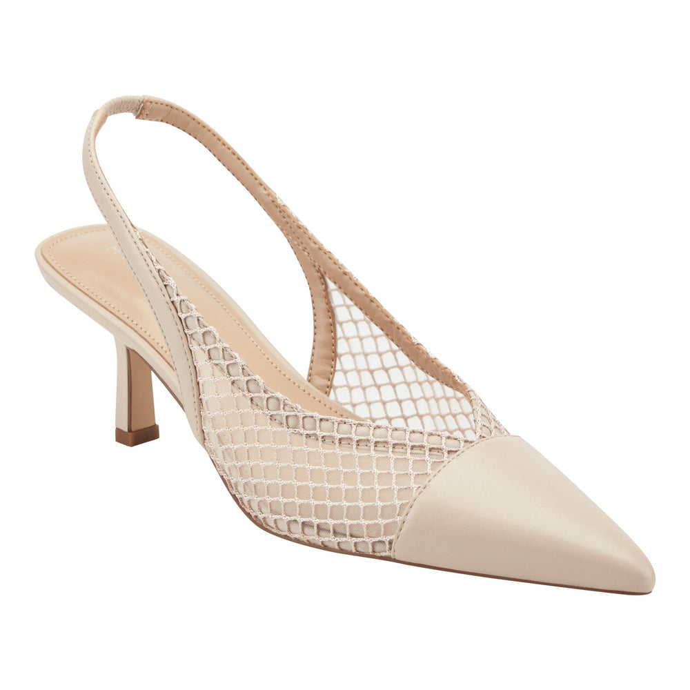 Gipsi Mesh Slingback Kitten Heel Pump - Light Natural Mesh / Marc Fisher Discount