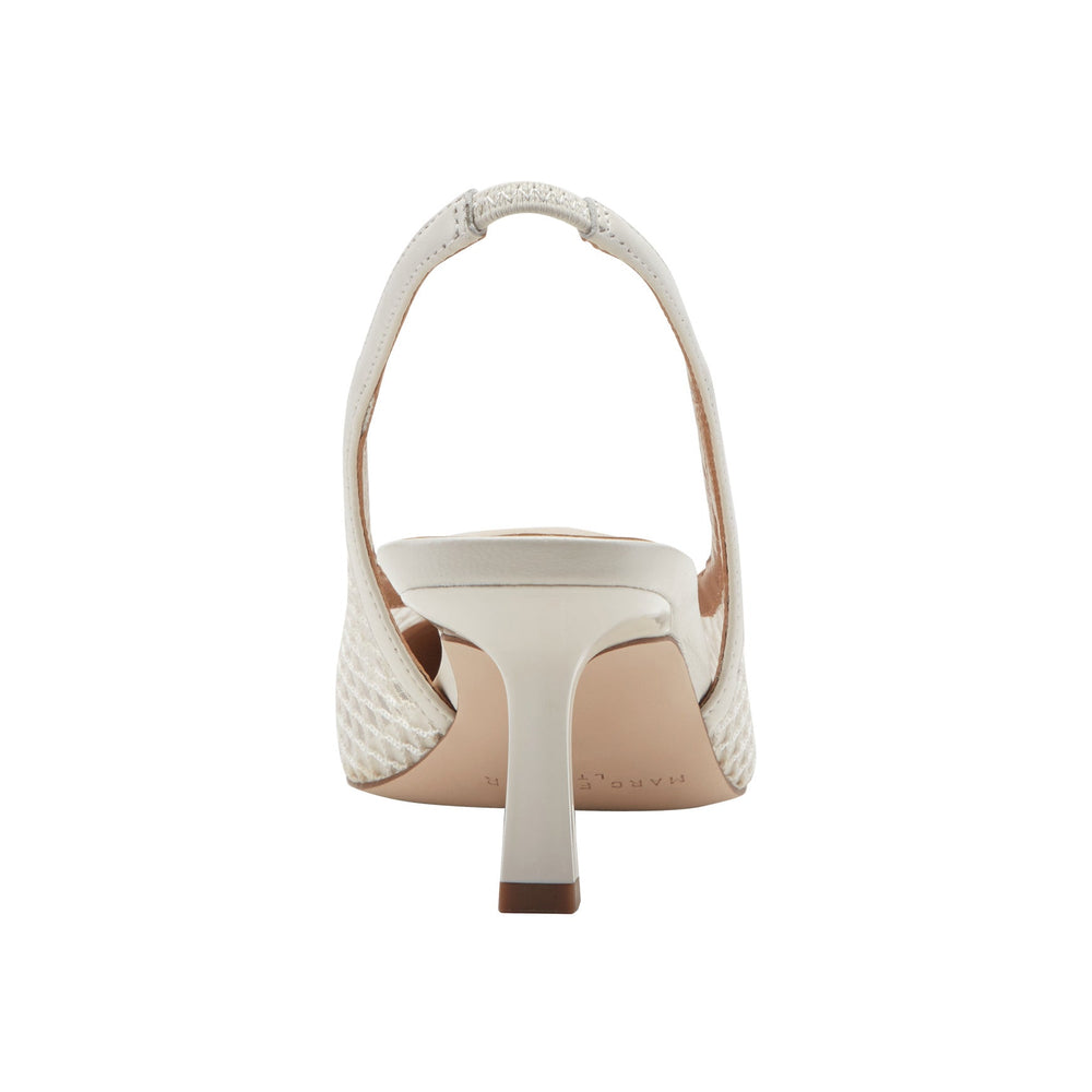 Gipsi Mesh Slingback Kitten Heel Pump - Ivory Mesh / Marc Fisher Online