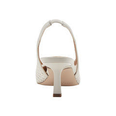 Gipsi Mesh Slingback Kitten Heel Pump - Ivory Mesh / Marc Fisher Online