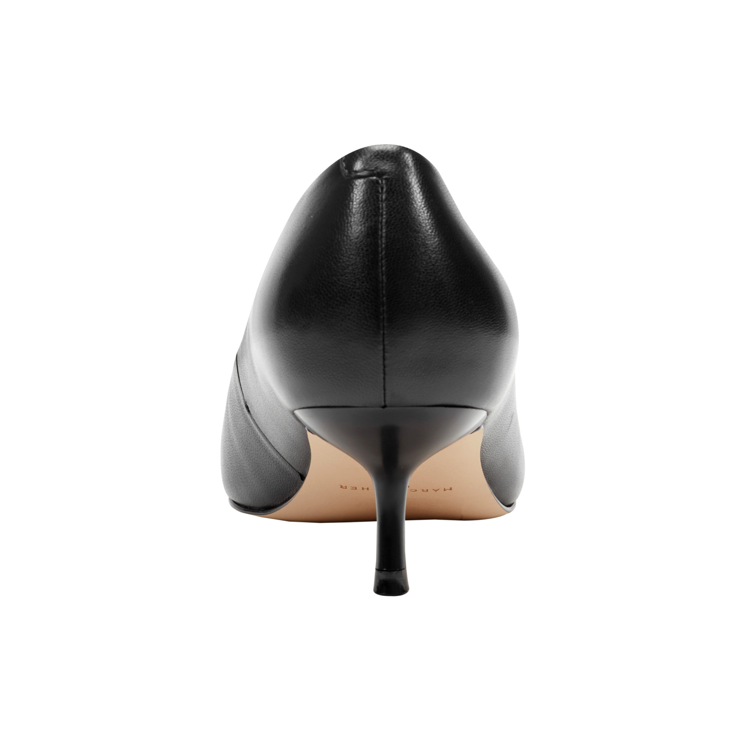 Calynna Leather Kitten Heel Pump - Black Leather / Marc Fisher For Sale