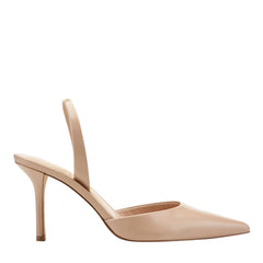Noland Leather Slingback Pump - Natural Leather / Marc Fisher Outlet