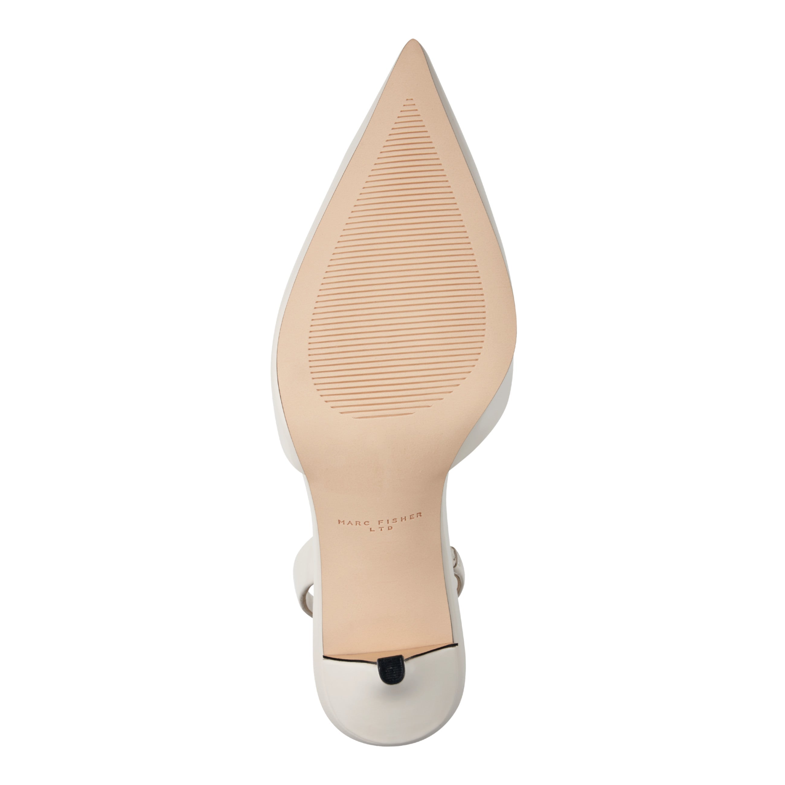 Noland Leather Slingback Pump - Cream Leather / Marc Fisher US