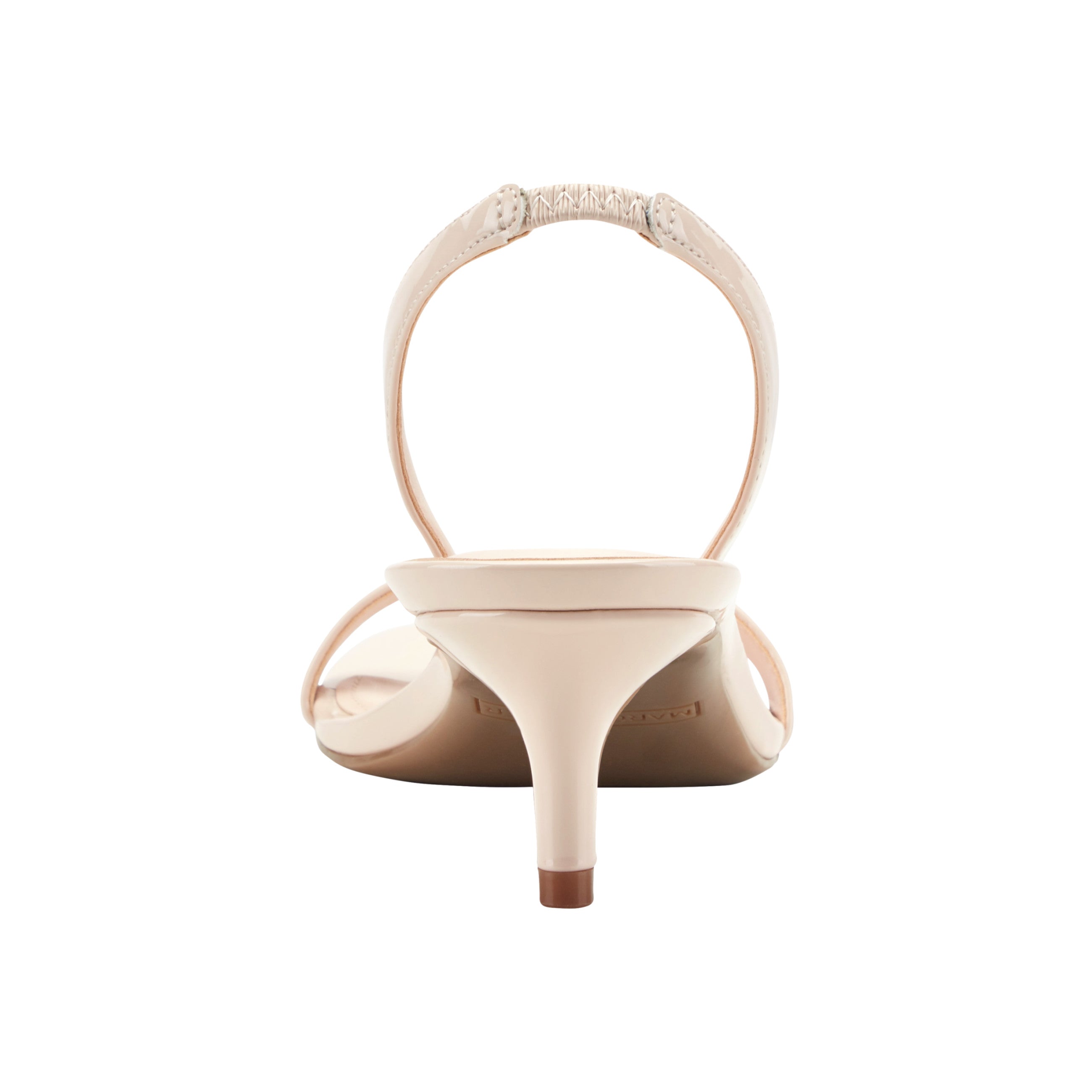 Salla Slingback Kitten Heel Sandal - Blush Patent / Marc Fisher On Sale