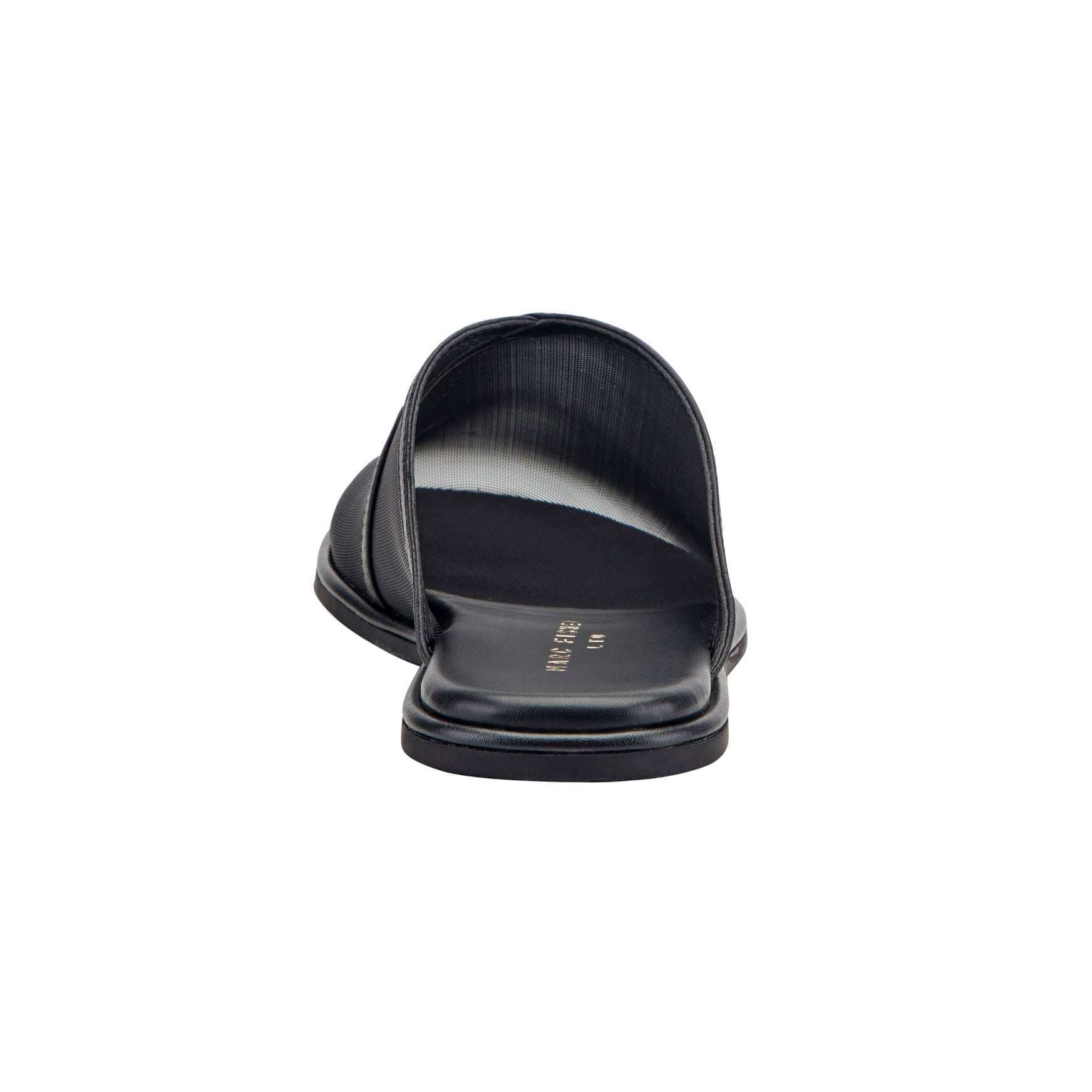 Larissa Mesh Flat Mule - Black Mesh / Marc Fisher Discount
