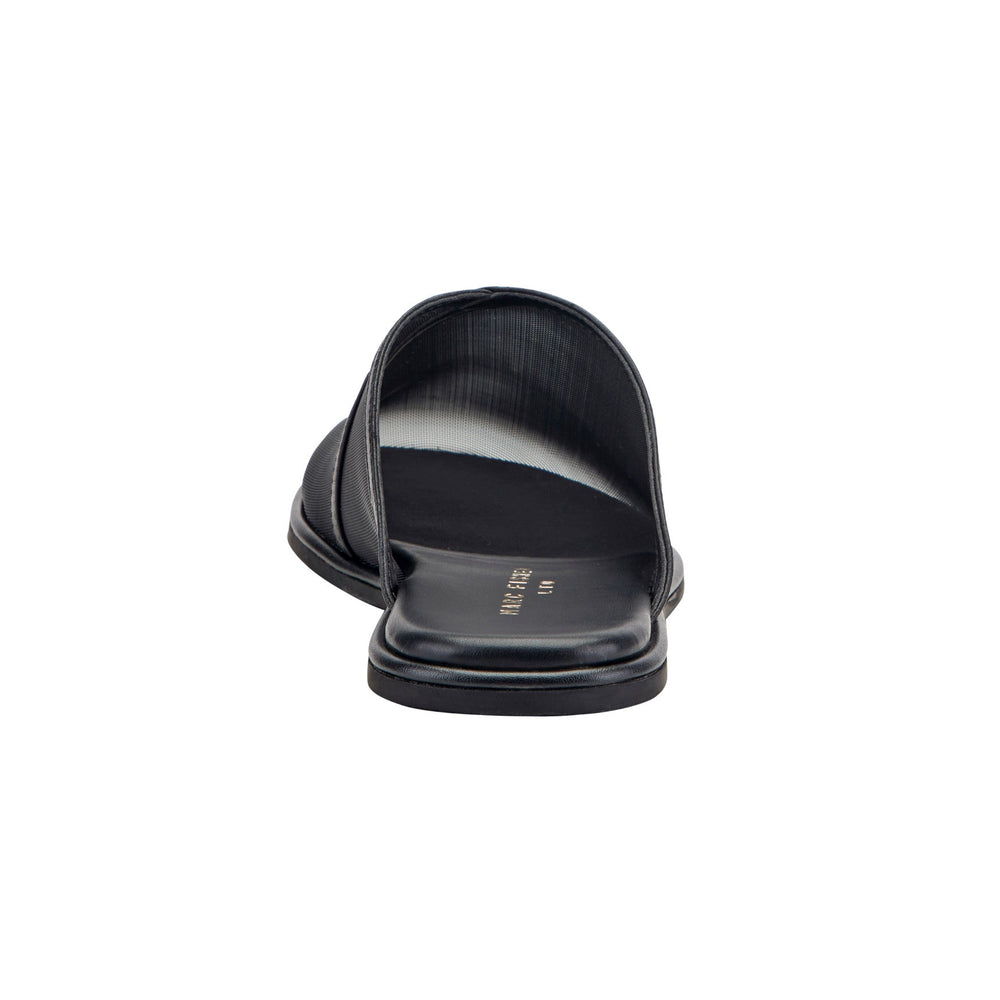 Larissa Mesh Flat Mule - Black Mesh / Marc Fisher Discount