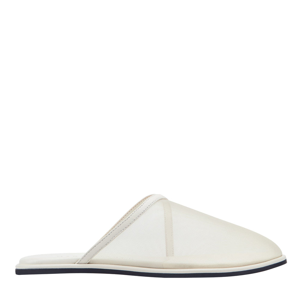 Larissa Mesh Flat Mule - White Mesh / Marc Fisher Online