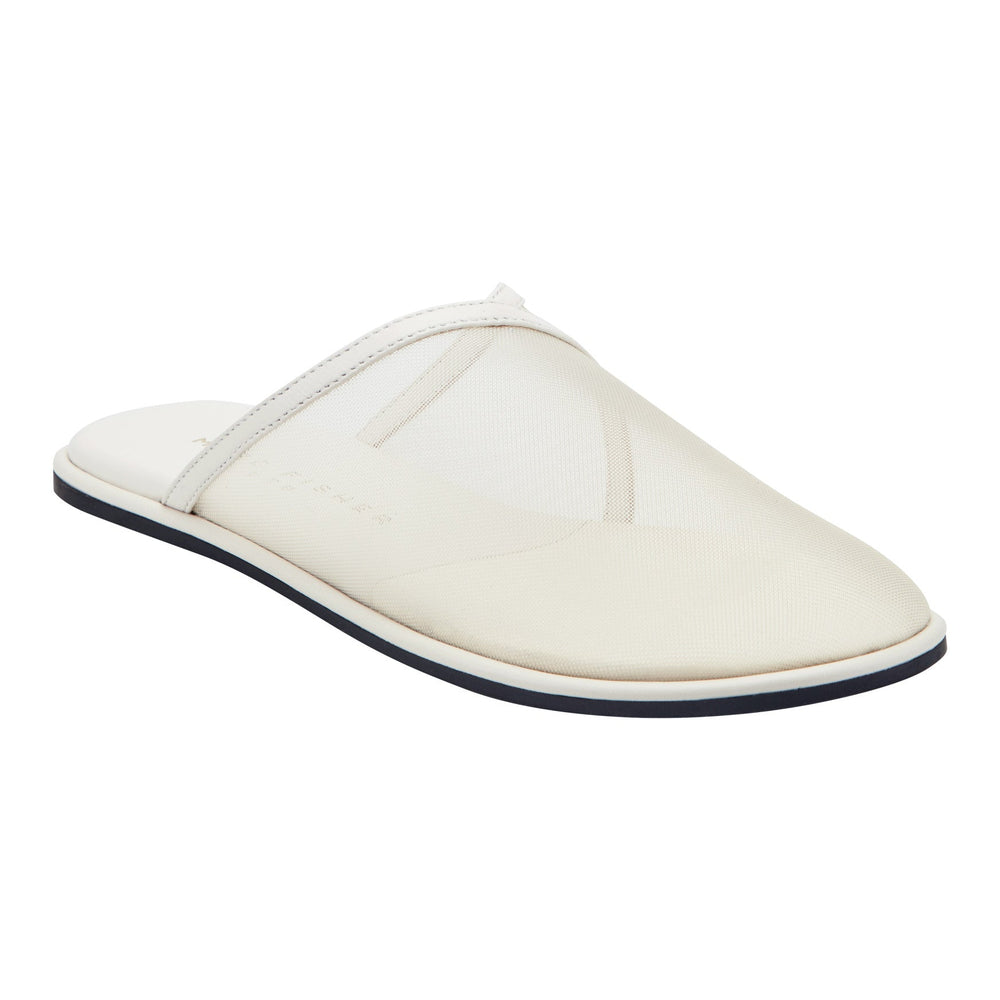 Larissa Mesh Flat Mule - White Mesh / Marc Fisher Online