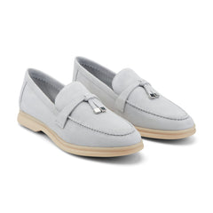 Yanelli Casual Leather Loafer - Light Blue Suede / Marc Fisher Sale