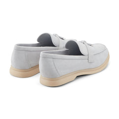 Yanelli Casual Leather Loafer - Light Blue Suede / Marc Fisher Sale