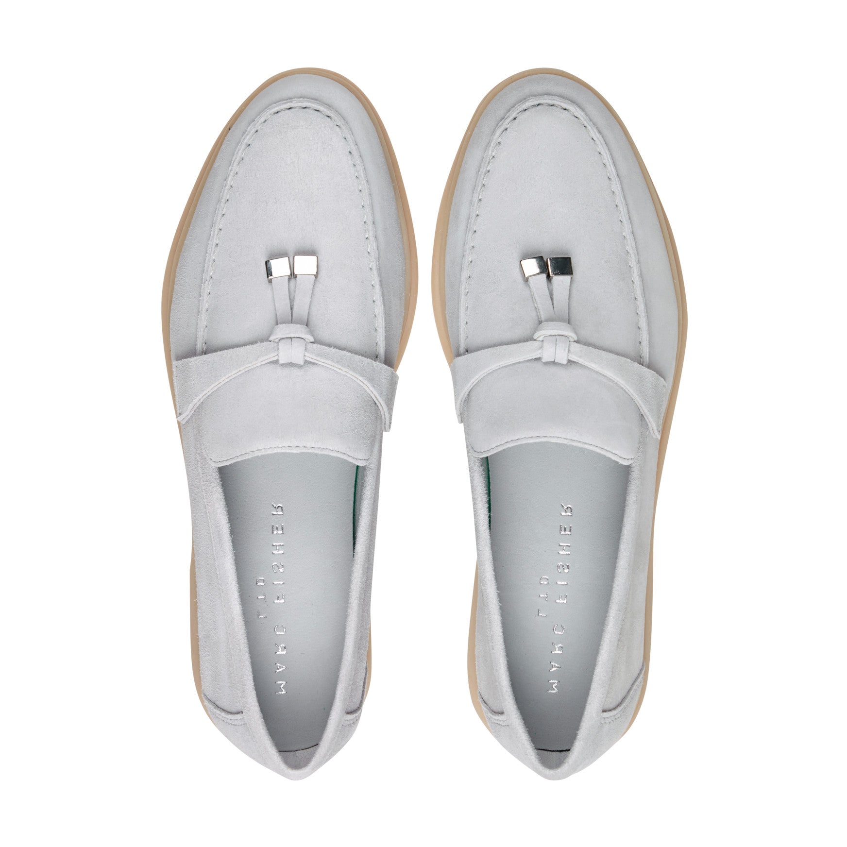 Yanelli Casual Leather Loafer - Light Blue Suede / Marc Fisher Sale