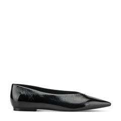 Casee Leather Flat - Black Patent Leather / Marc Fisher Discount