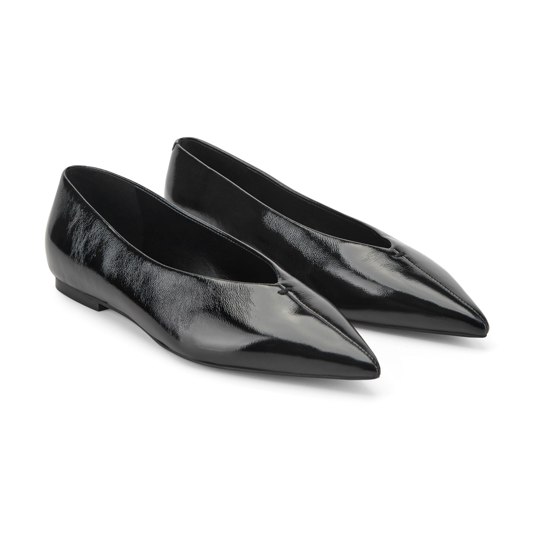 Casee Leather Flat - Black Patent Leather / Marc Fisher Discount