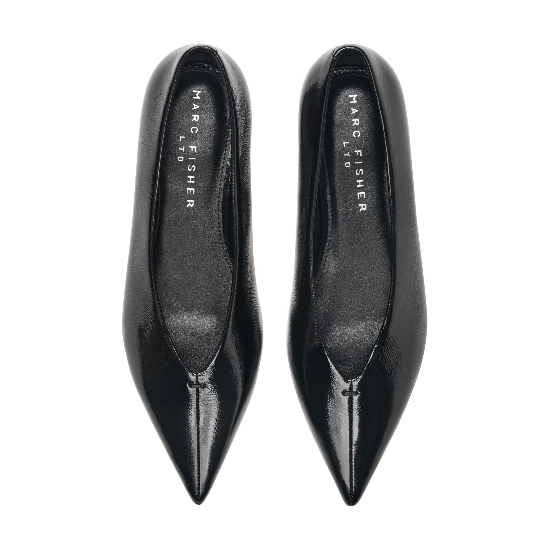 Casee Leather Flat - Black Patent Leather / Marc Fisher Discount