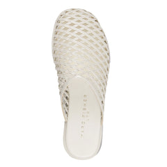 Lynzi Woven Leather Mule - Ivory Leather / Marc Fisher Sale