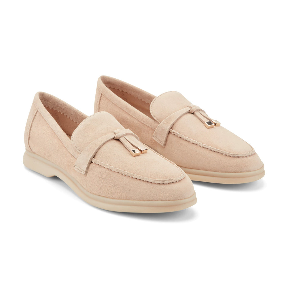 Yanelli Casual Leather Loafer - Natural Suede / Marc Fisher US