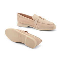 Yanelli Casual Leather Loafer - Natural Suede / Marc Fisher US