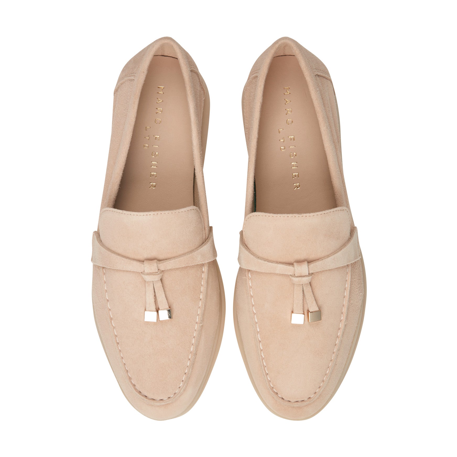 Yanelli Casual Leather Loafer - Natural Suede / Marc Fisher US