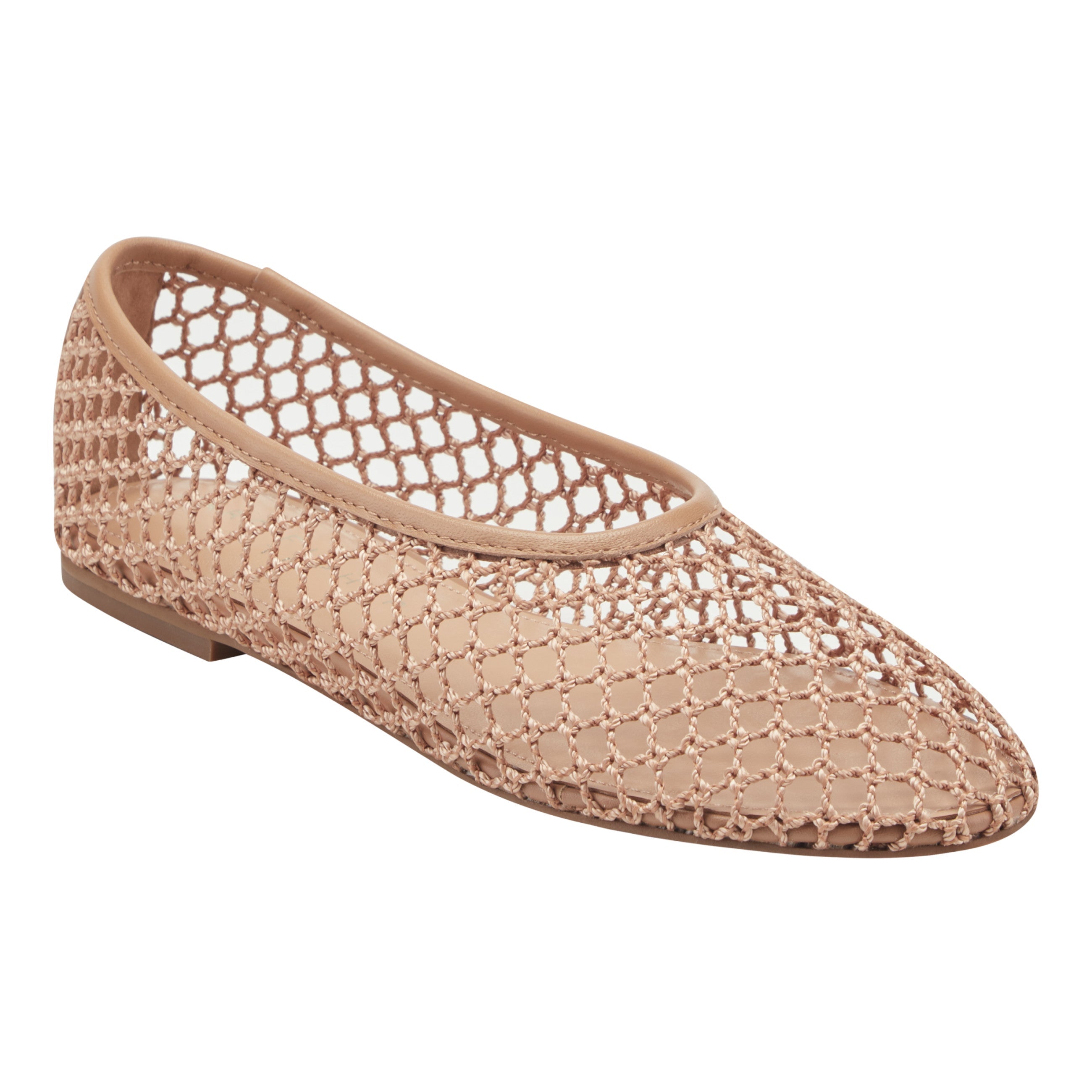 Jazlyn Mesh Ballet Flat - Natural Mesh / Marc Fisher On Sale