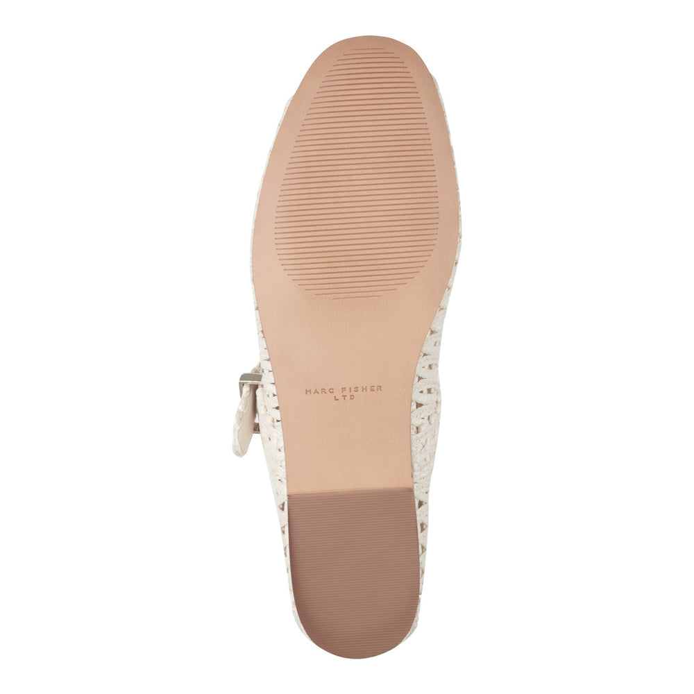 Emillia Woven Mary Jane Ballet Flat - Chic Cream / Marc Fisher Online