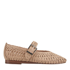 Emillia Woven Mary Jane Ballet Flat - Natural / Marc Fisher For Sale